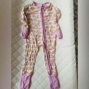 Little Sleepies: Colorful Rainbow Kids Footie Pajamas